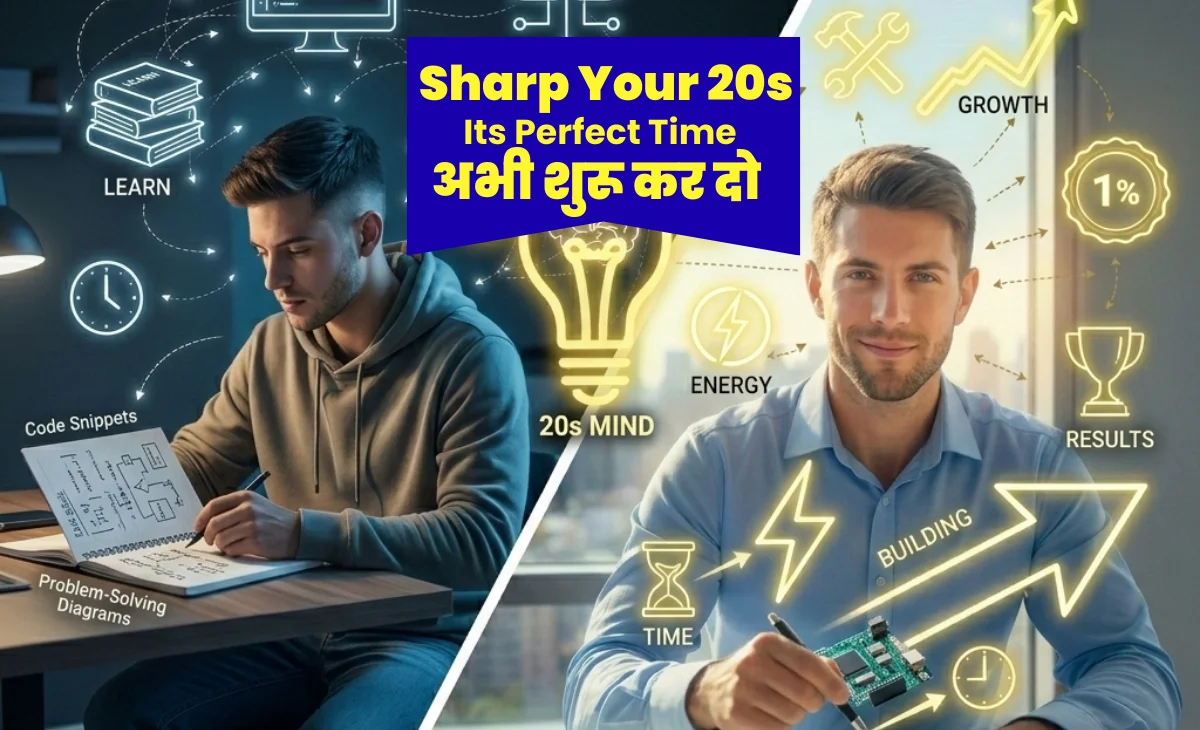 Sharp your 20s its Perfect Time