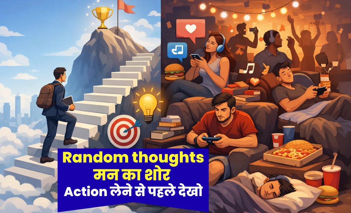 Don't act on random thoughts