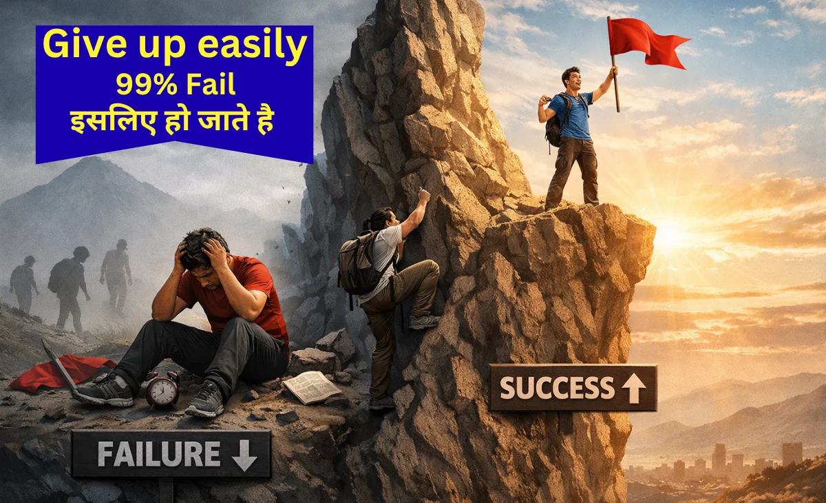Don't give up easily