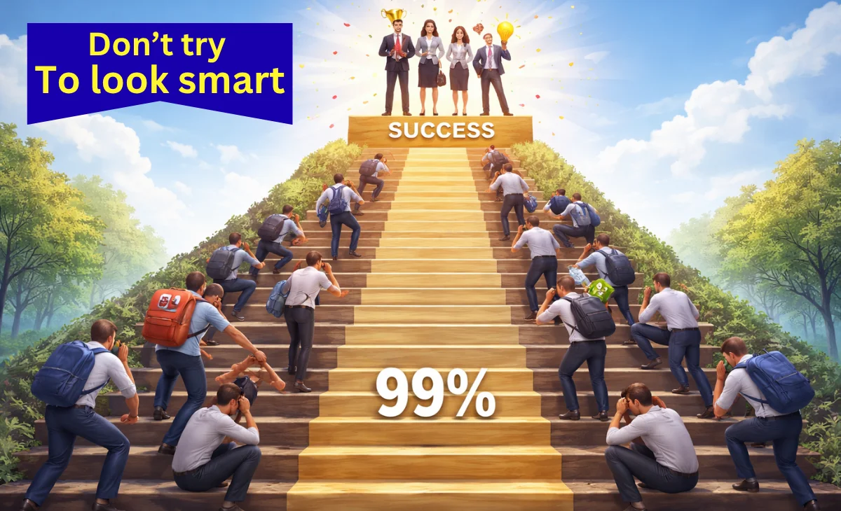 Don’t try to look smart