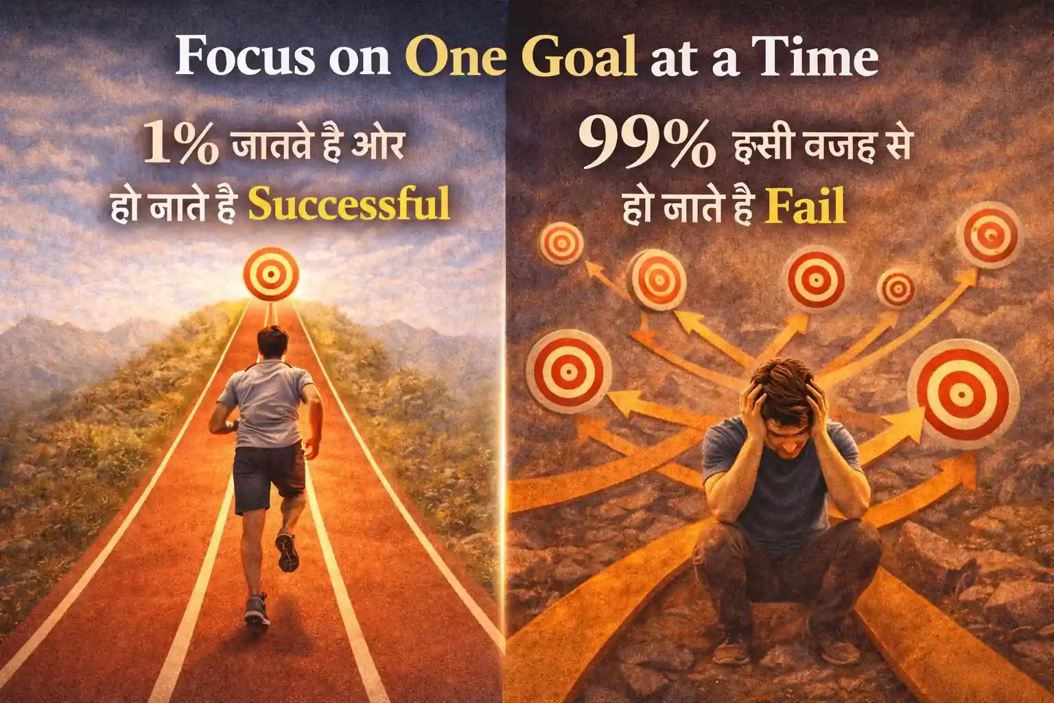 Focus on One Goal at a Time