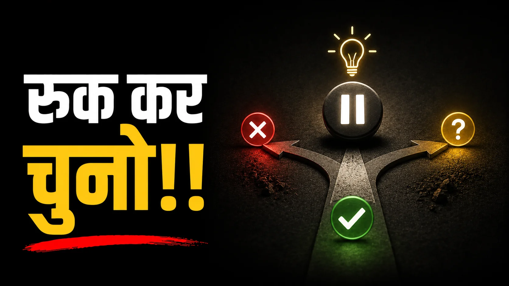 रुक कर चुनो