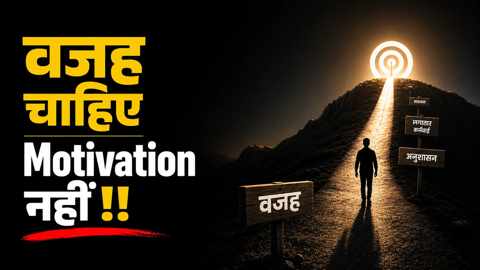 Motivation नहीं वजह चाहिए