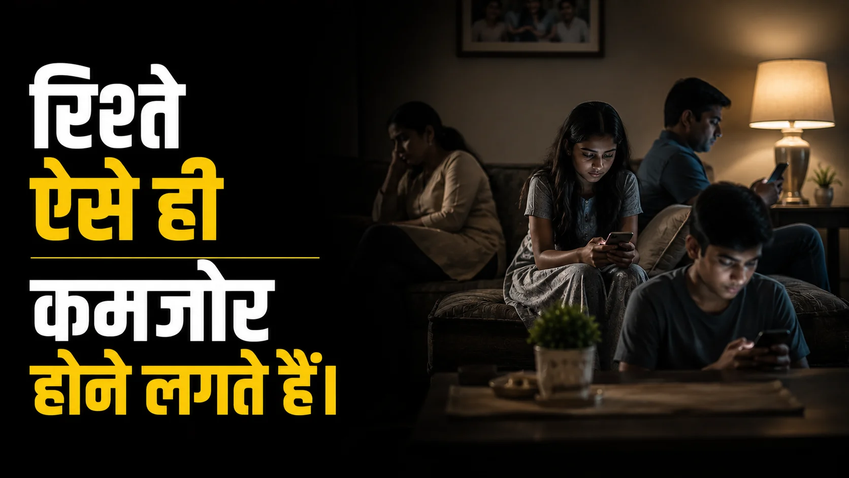 riste aise hi kamzor hote hai